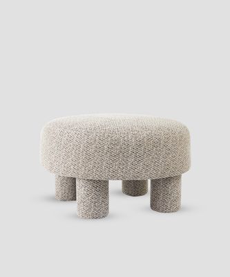 Jakobdahls Quinn S Sittpuff 81,5x81,5x43 cm Grå