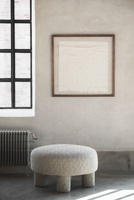 Jakobdahls Quinn S Sittpuff 81,5x81,5x43 cm Grå