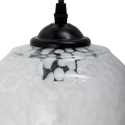 Taklampa Vit Glas Gisele | Bloomingville