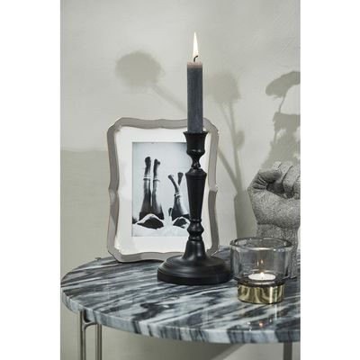 Lene Bjerre Marmilla Sidobord Mörkgrå Travertin