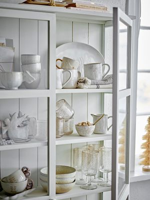 Serveringsfat Natur Stengods Winter | Bloomingville