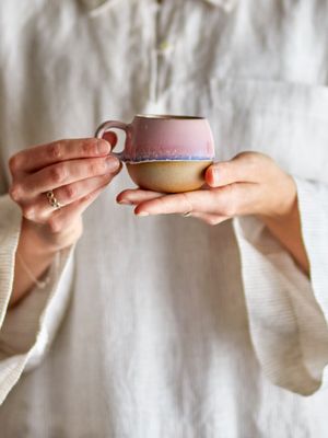 Espressokopp Rosa Stengods Paula | Bloomingville