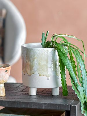 Blomkruka Gul Stengods | Bloomingville Creative