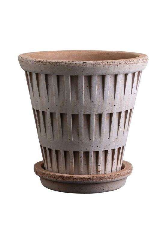 Bergs Potter Pantheon RAW Kruka med Fat Ø25 cm Rosa