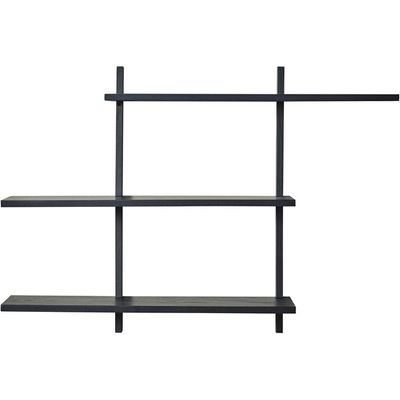 Lene Bjerre Ellie Hylla Svart Ek L100 cm