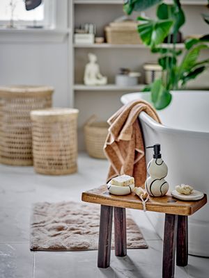 Skål Vit Stengods Minna | Bloomingville