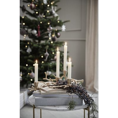 Lene Bjerre Marline leaf Adventsljusstake H12 cm