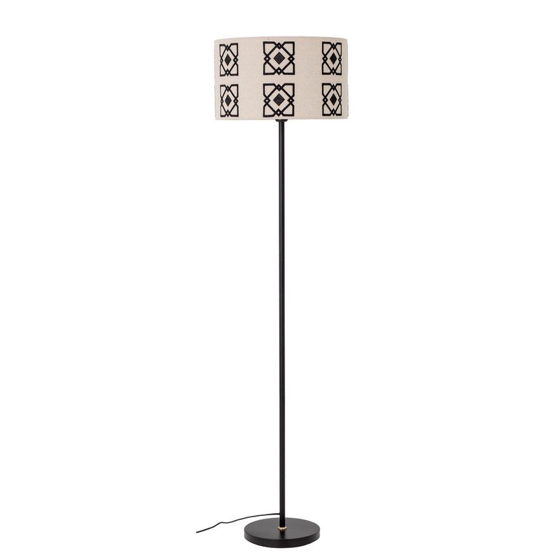 Golvlampa Svart Metall Selita | Bloomingville