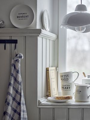 Tallrik Vit Stengods | Bloomingville Creative