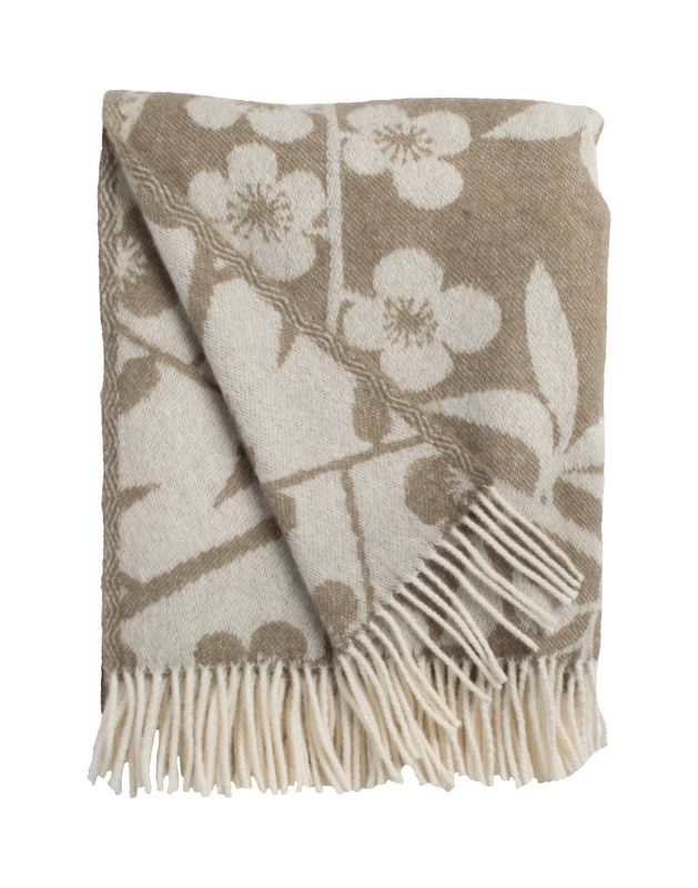 Körsbärsträdgården, Pläd, Brun Off White Almedahls