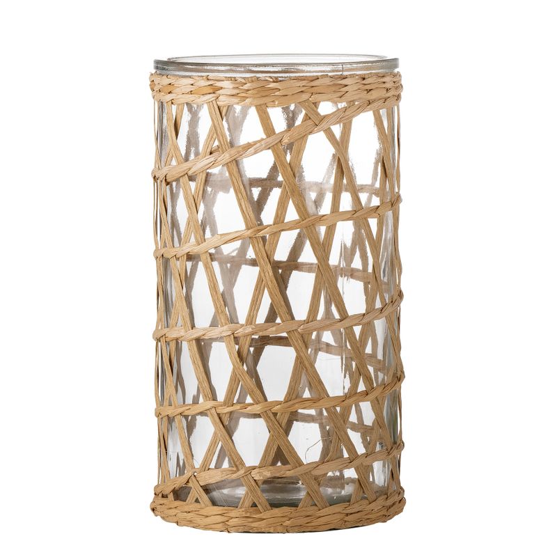 Värmeljushållare Natur Glas Tanea | Bloomingville