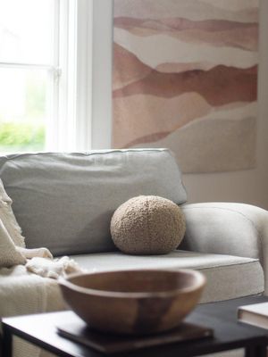 Svanefors Elsie Prydnadskudde Iskaffe 25 cm