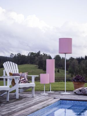 Agnar Golvlampa Outdoor Rosa 100cm | PR Home