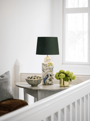 Li Na Lampfot Vit/mönstrad 46cm | PR Home