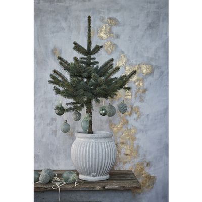 Lene Bjerre Clarinne bauble H12 cm Dammgrön