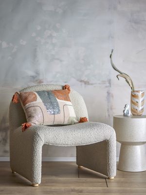 Bloomingville Lanzo Kudde, Orange, Bomull L50xH35 cm