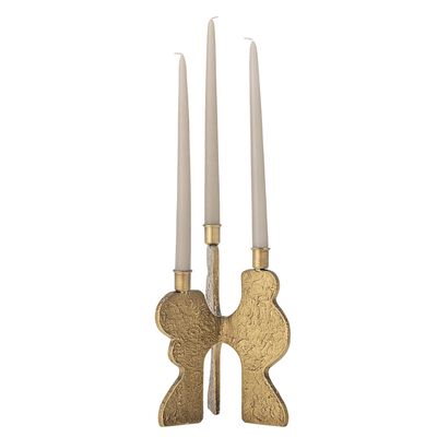 Lux Ljushållare Guld Metall H27.5cm Bloomingville
