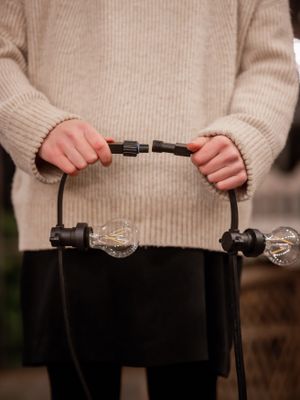 PR Home Bright Ljusslinga Svart 10L 7,2m