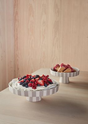 OYOY Toppu Bricka Lera Stengods Ø27 cm
