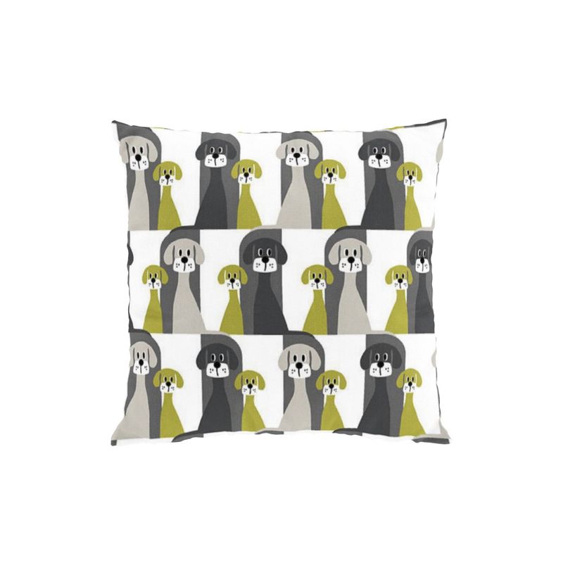 Buster grön/grå kuddfodral Arvidssons Textil
