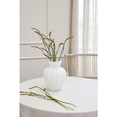 Lene Bjerre Verity Vas Vit Glas H28 cm