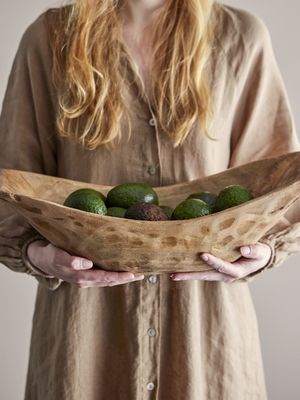 Fadia Skål Natur Mango H15cm Bloomingville Creative