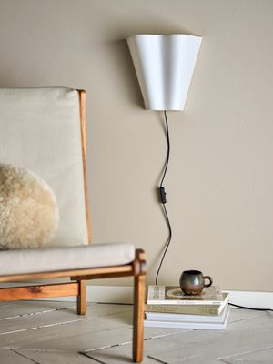 Vägglampa Vit Papper Janese | Bloomingville
