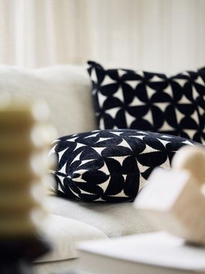 Svanefors Tess Kuddfodral Mörkblå 45x45 cm