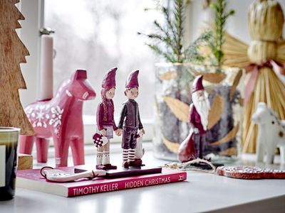 Dekoration Röd Polyresin Elion | Bloomingville