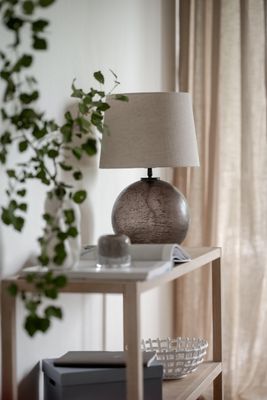 Jonna Lampfot Brun 28cm | PR Home