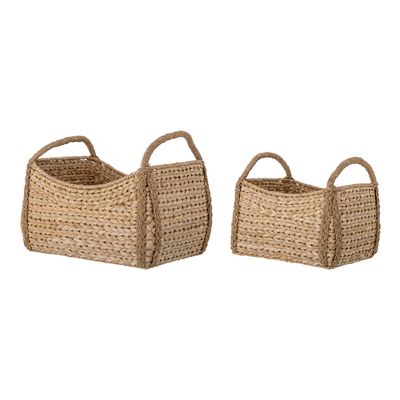 Korg Natur Bankuangräs Selma Set om 2 | Bloomingville