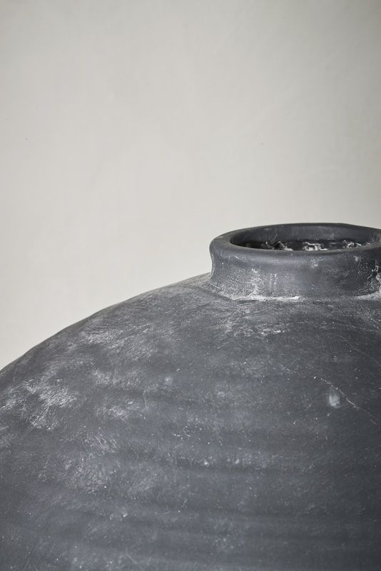 Catia Vas Svart Keramik H57 cm Lene Bjerre