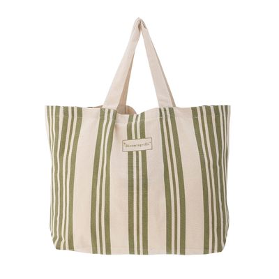 Shoppingväska Grön Bomull Trina | Bloomingville