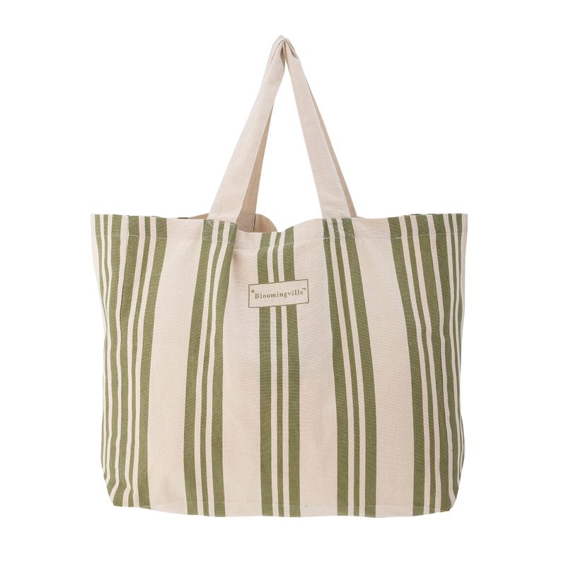 Shoppingväska Grön Bomull Trina | Bloomingville