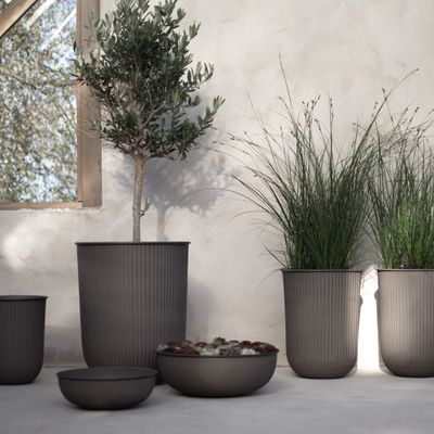 DBKD Out Stripe Pot 3-set Brun