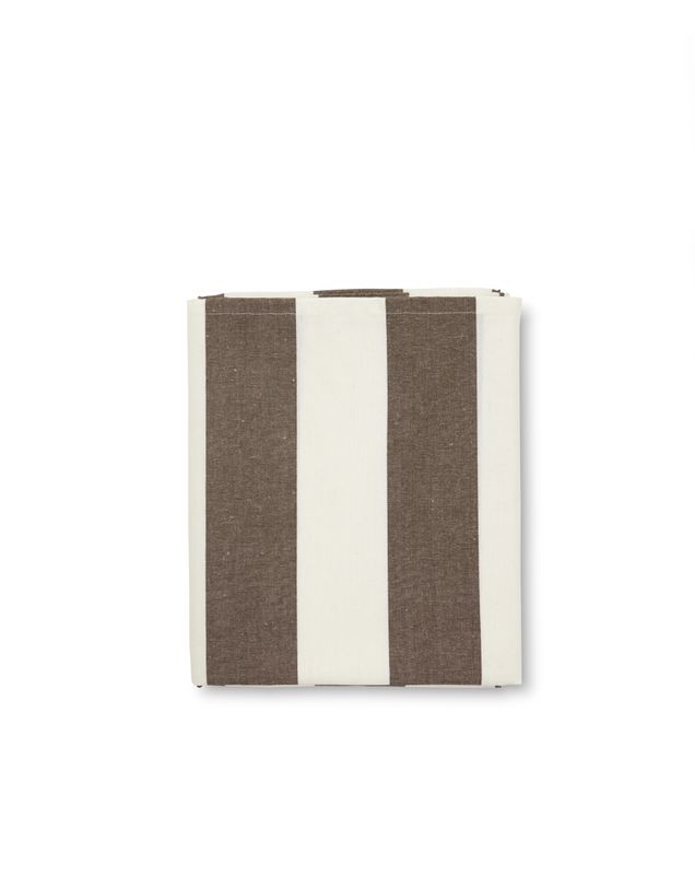 Jakobdahls Striato Vaxduk 140x260 cm Mocka