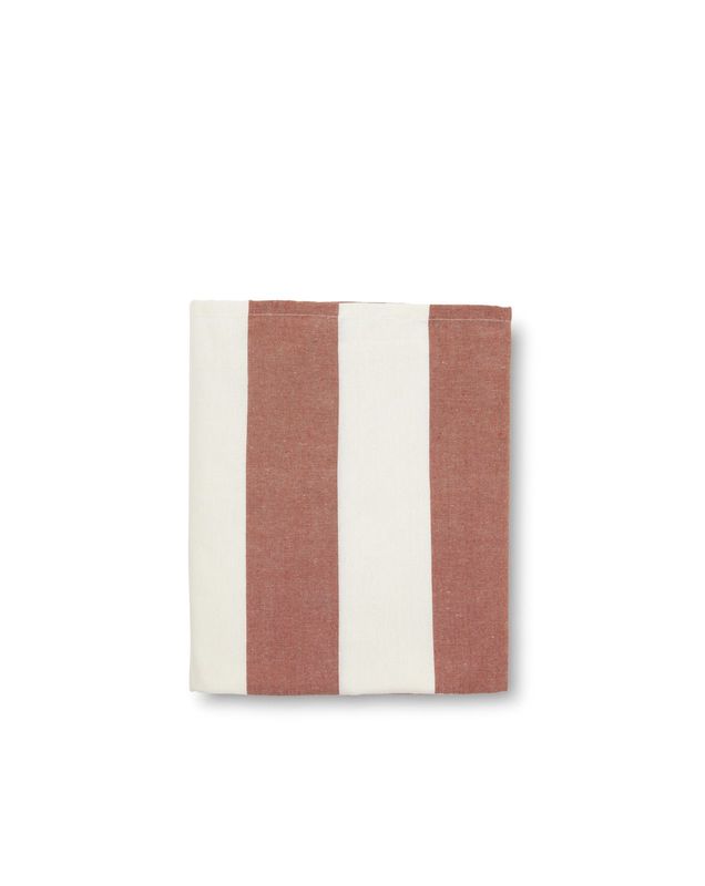 Jakobsdals Striato Duk 140x260 cm Vinröd