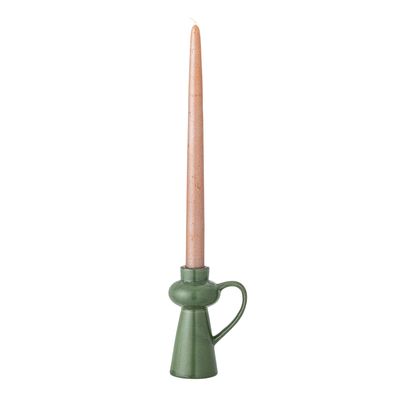 Ljusstake Grön Stengods Fija | Bloomingville