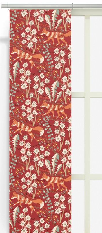 Stjärnspeja röd panellängd 2 pack Arvidssons Textil
