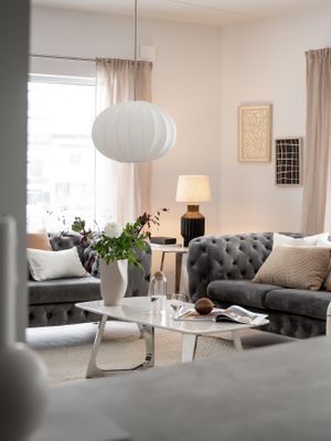 PR Home Hilma Takskärm Jersey rib Offwhite Ø40 cm