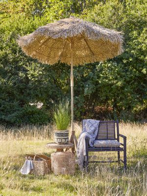 Camo Sidobord Natur Vattenhyacint Ø46cm Bloomingville