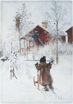 Svanefors Gården Kökshandduk Grå 50x70 cm