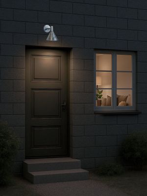 PR Home MiniTripp fasadlampa 230V IP44 galv. 30cm