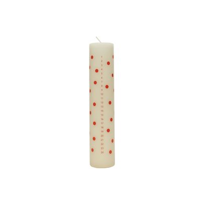 Jul Offwhite / Röd Paraffin OYOY LIVING