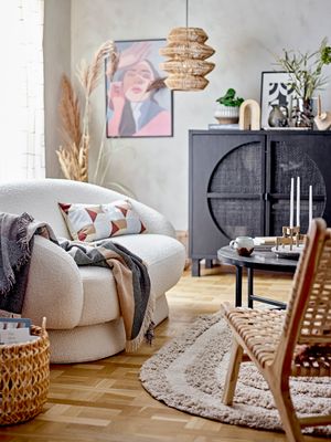 Soffa Vit Polyester Ted | Bloomingville