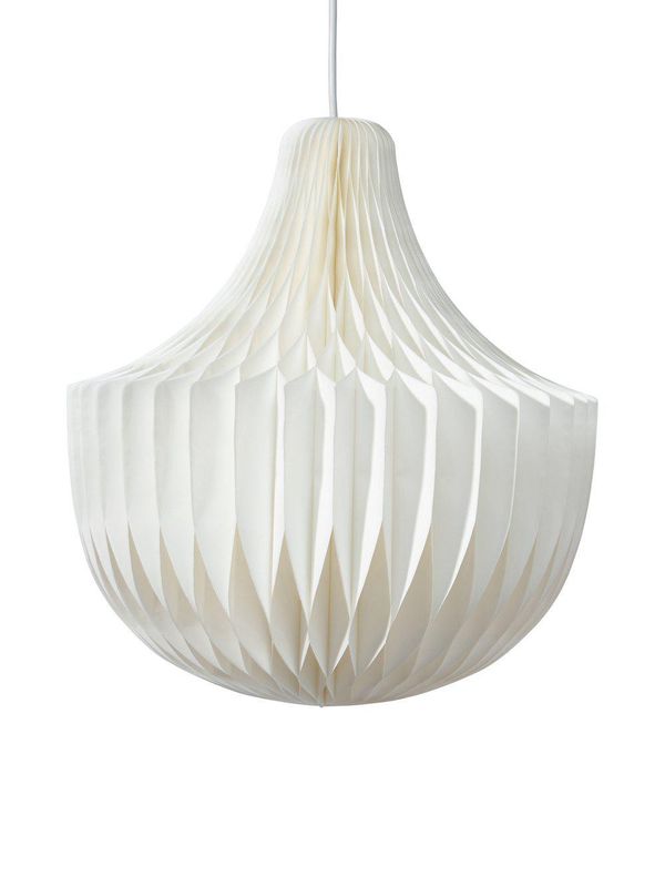 PR Home Vicky takskärm Vit papper 40cm