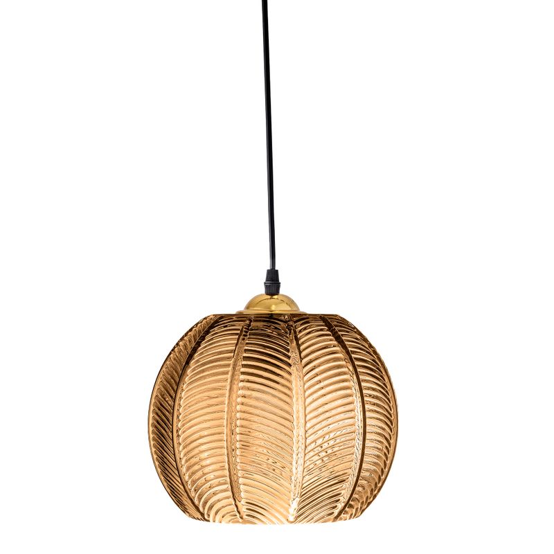 Taklampa Brun Glas Adar | Bloomingville