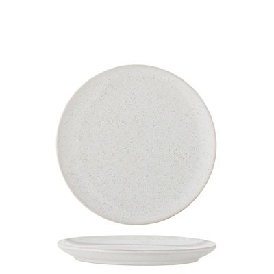 Tallrik Vit Stengods Addison | Bloomingville