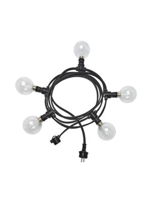 PR Home Ljusslinga 5xE14 Svart IP44, 4,2m