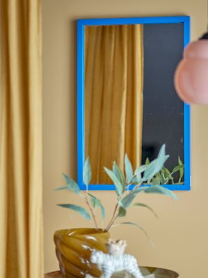 Väggspegel Blå MDF Atle | Bloomingville